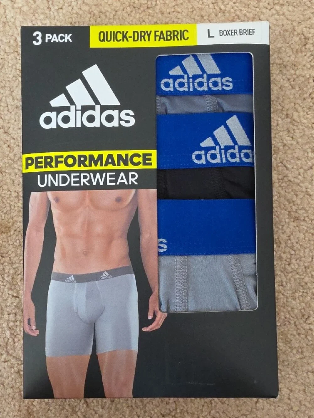 adidas Performance 3-Pack Boxer And 3 Pack Famous Brand